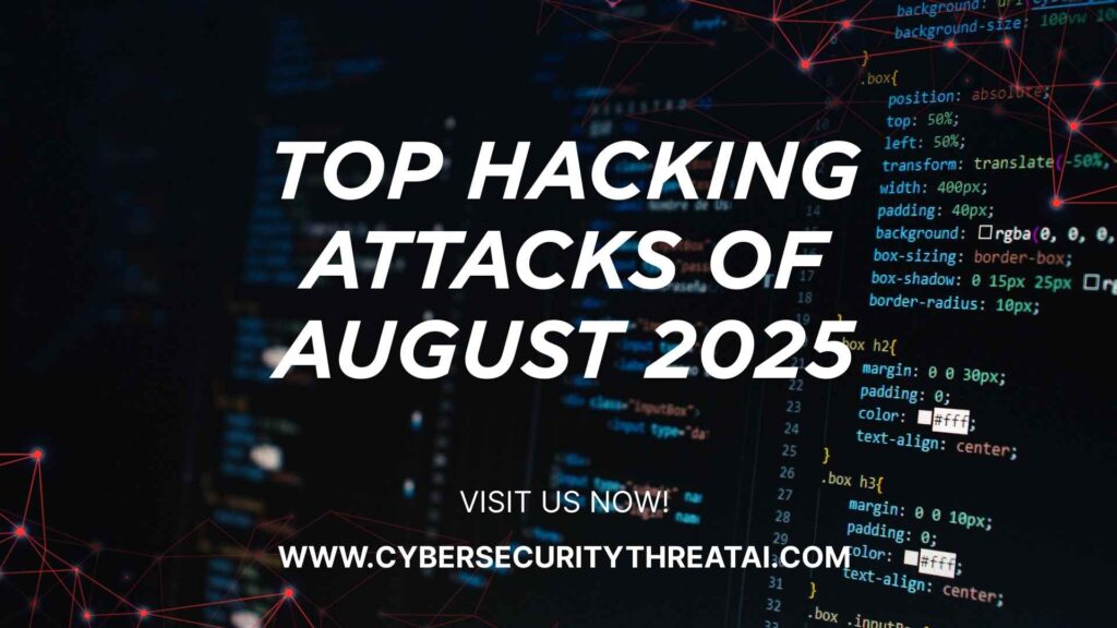 Top Hacking Attacks of August 2025 Top Hacking Attacks of August 2025
