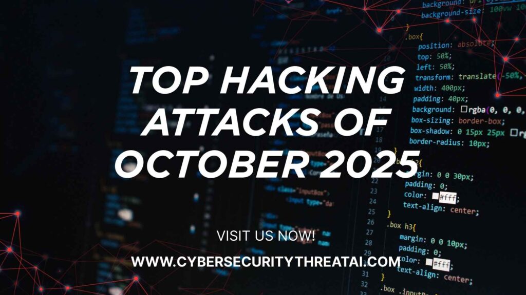 Top Hacking Attacks of October 2025